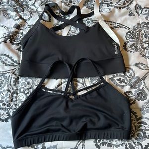 Strappy sports bras